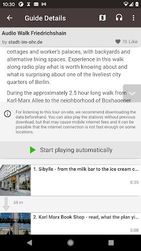 guidemate Audioguide-Plattform Скриншот 2