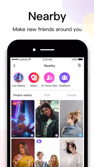 LesPark - Lesbian Dating & Chat & Live broadcast Zrzut ekranu 2