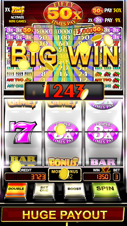 Triple Fifty Times Pay - Free Vegas Style Slots Screenshot 1