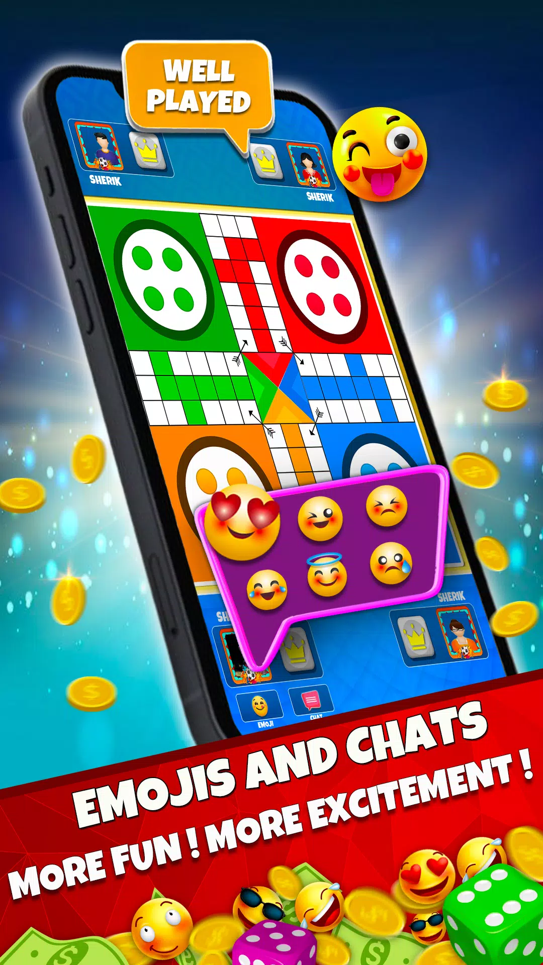 Ludo Online: Dice & Board Game Tangkapan skrin 3