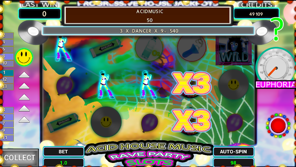 Dance Energy Rave Party Slot Screenshot 2