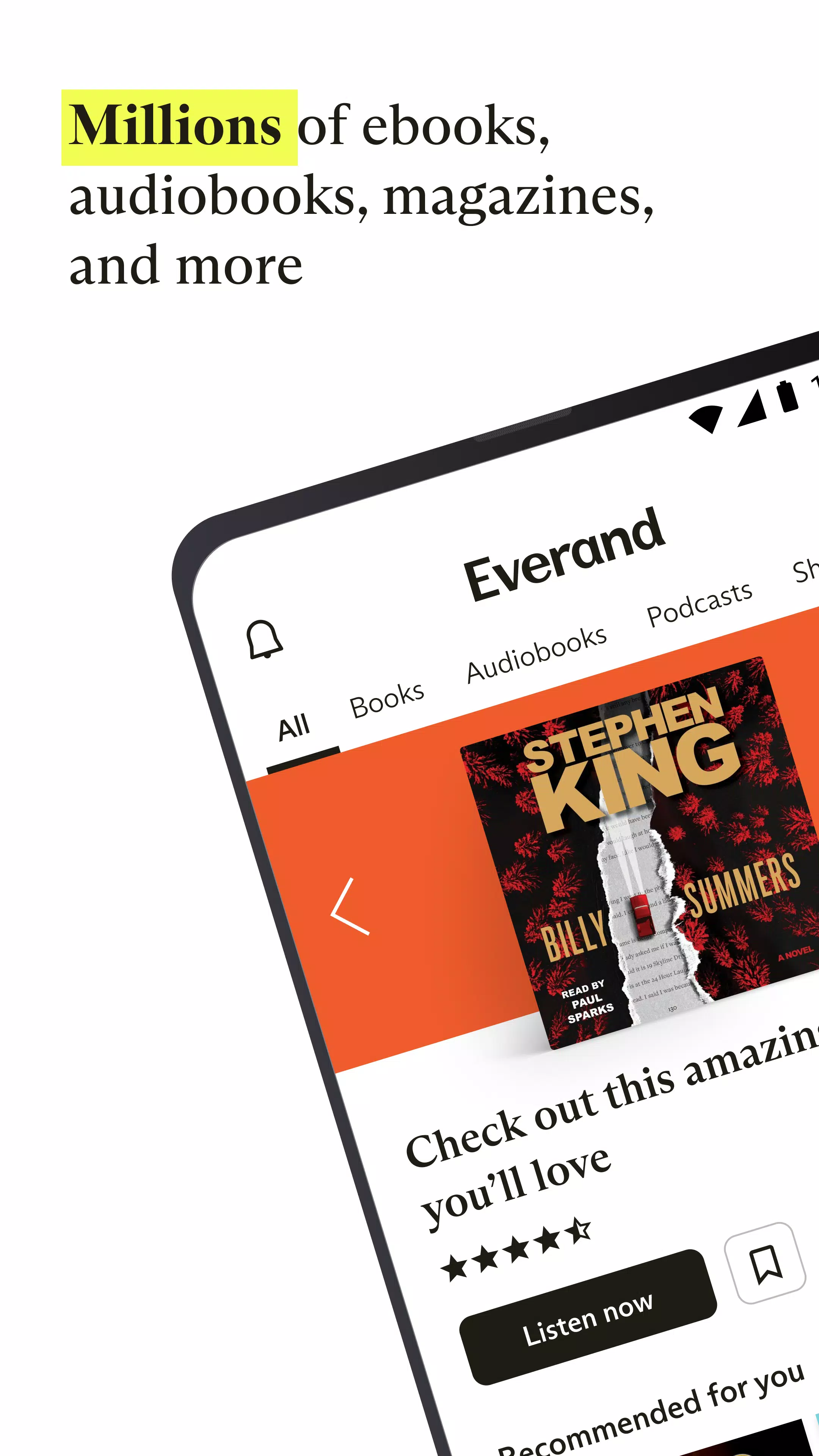 Everand: Ebooks and audiobooks應用截圖第1張