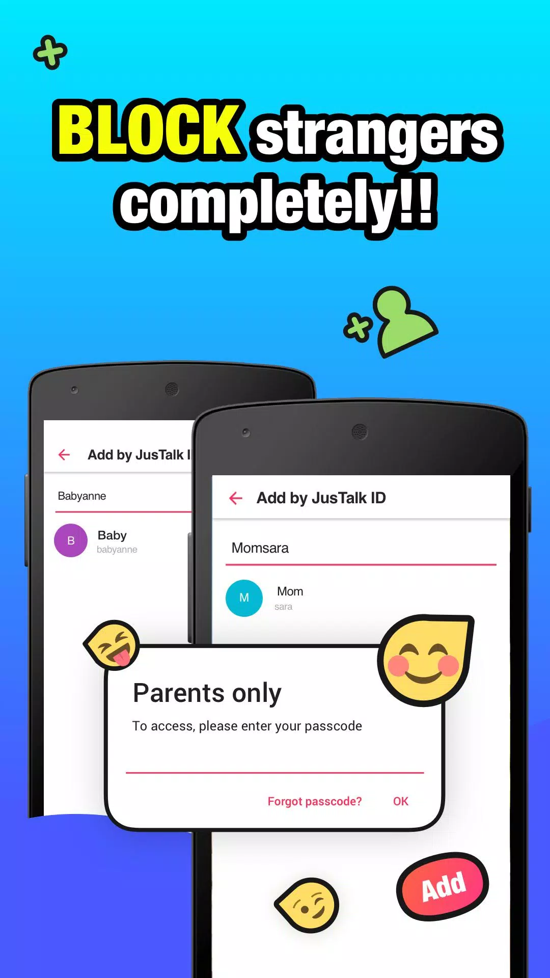JusTalk Kids - Safe Video Chat and Messenger Screenshot 2