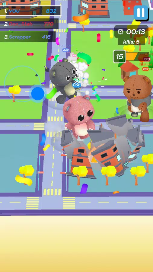 Crazy Monster City Captura de pantalla 2