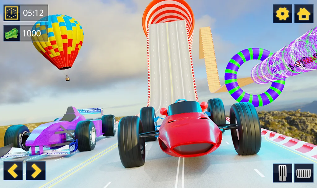Impossible Formula Car Racing Stunt New Free Games स्क्रीनशॉट 3