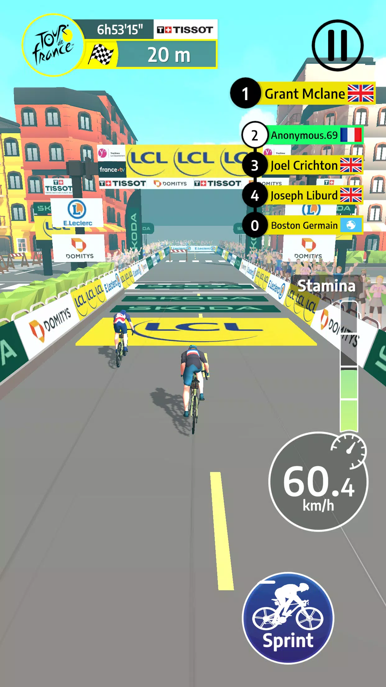 Schermata Tour de France Cycling Legends 3