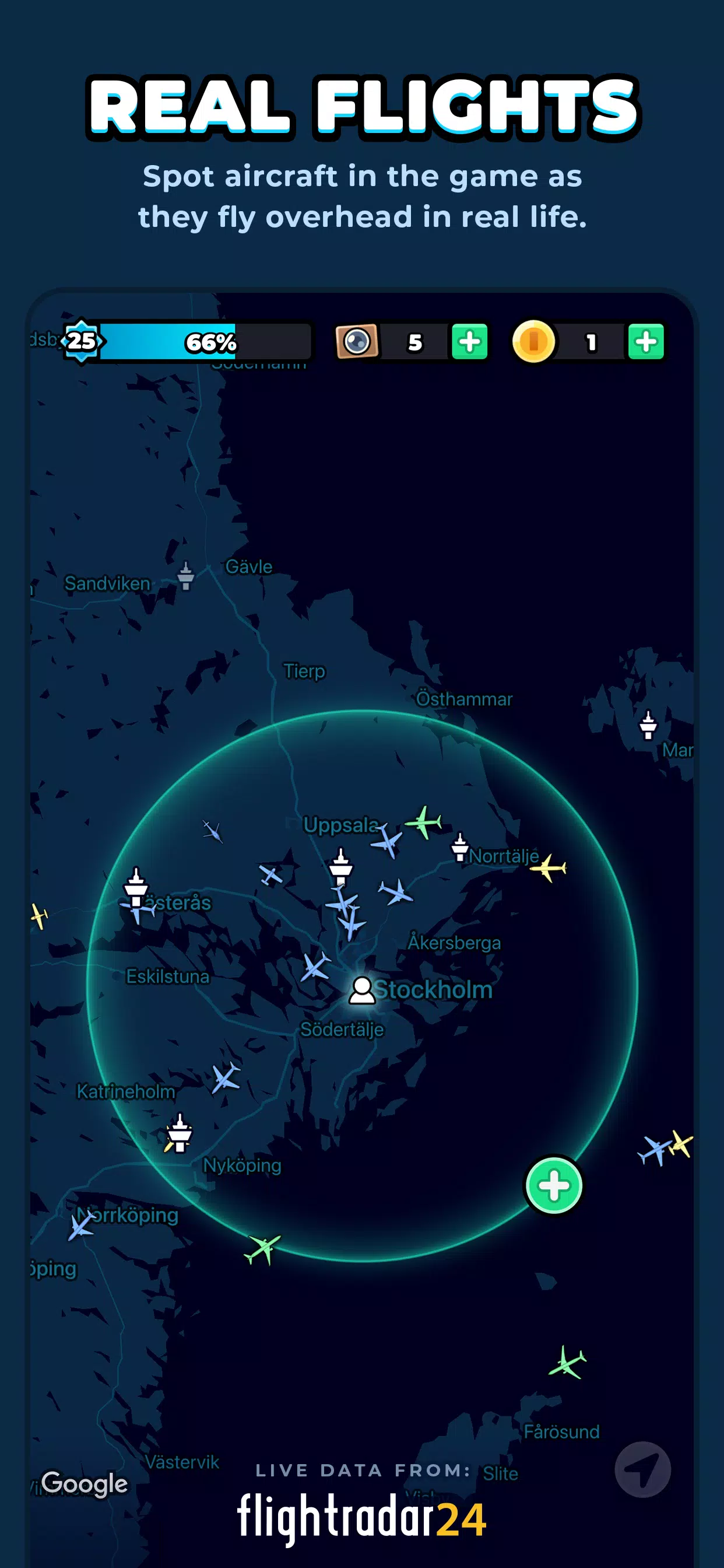 Schermata Skycards by Flightradar24 1