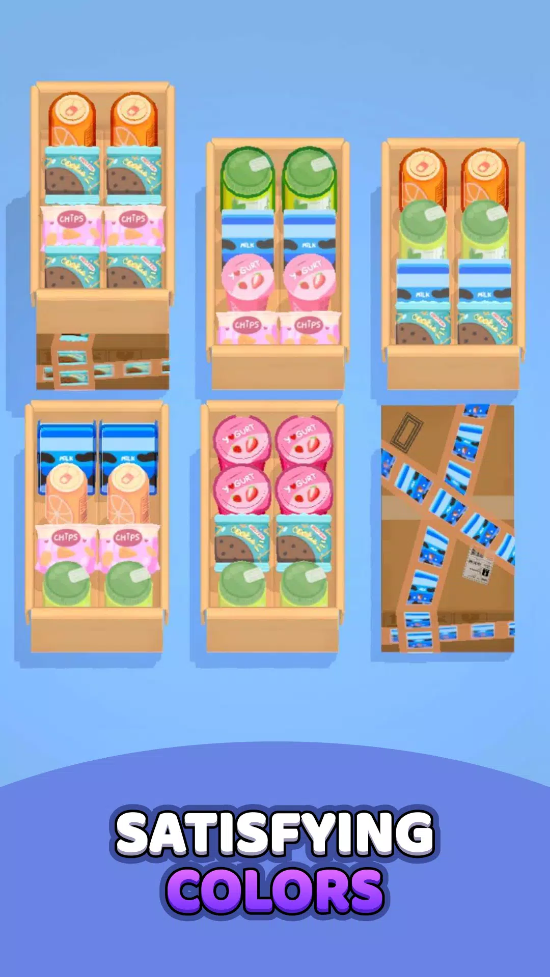 Crazy Goods Sort 3D Capture d'écran 2