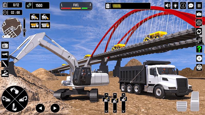 Construction Game: Truck Games Tangkapan skrin 1