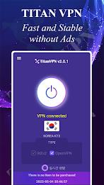Schermata Titan VPN 1