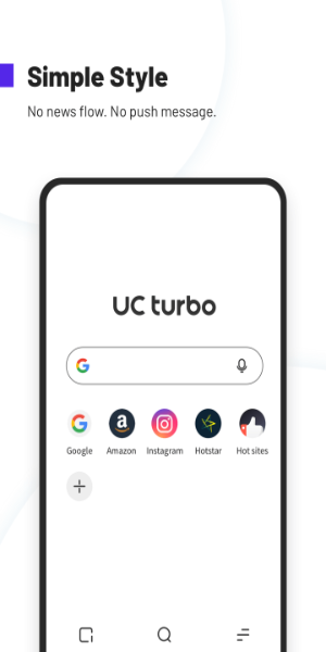 UC Browser Turbo-快速下載，安全，廣告攔截應用截圖第1張