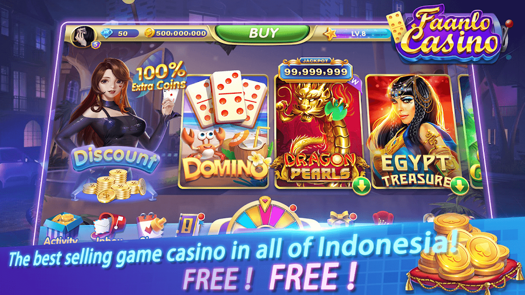 Schermata Faanlo Casino - 3D Domino Gaple Slots Online 1