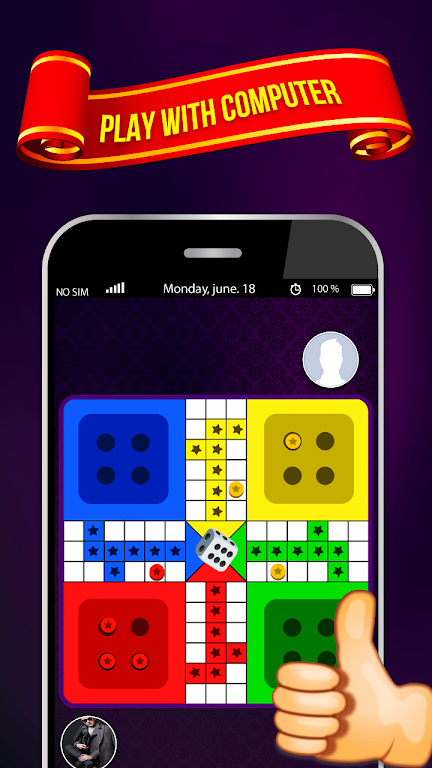 Classic Ludo Game Tangkapan skrin 3