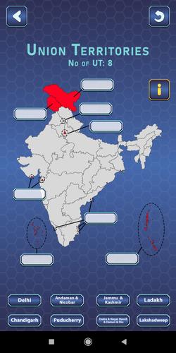 India Mapper-(India Map Game) Ảnh chụp màn hình 3