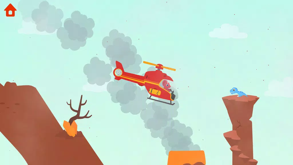 Dinosaur Helicopter Kids Games Screenshot 3