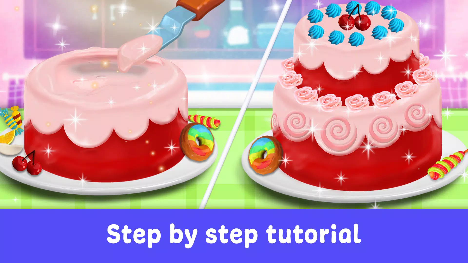 Cake Maker Games for Girls Captura de pantalla 3