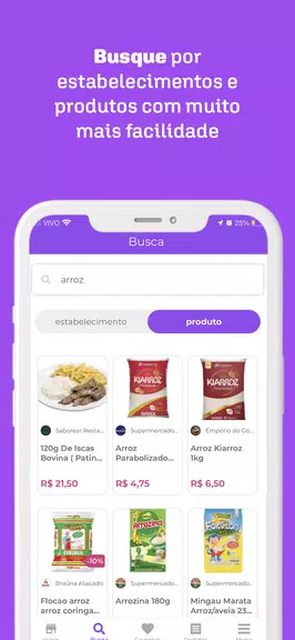quero delivery: mercado e + Ekran Görüntüsü 3