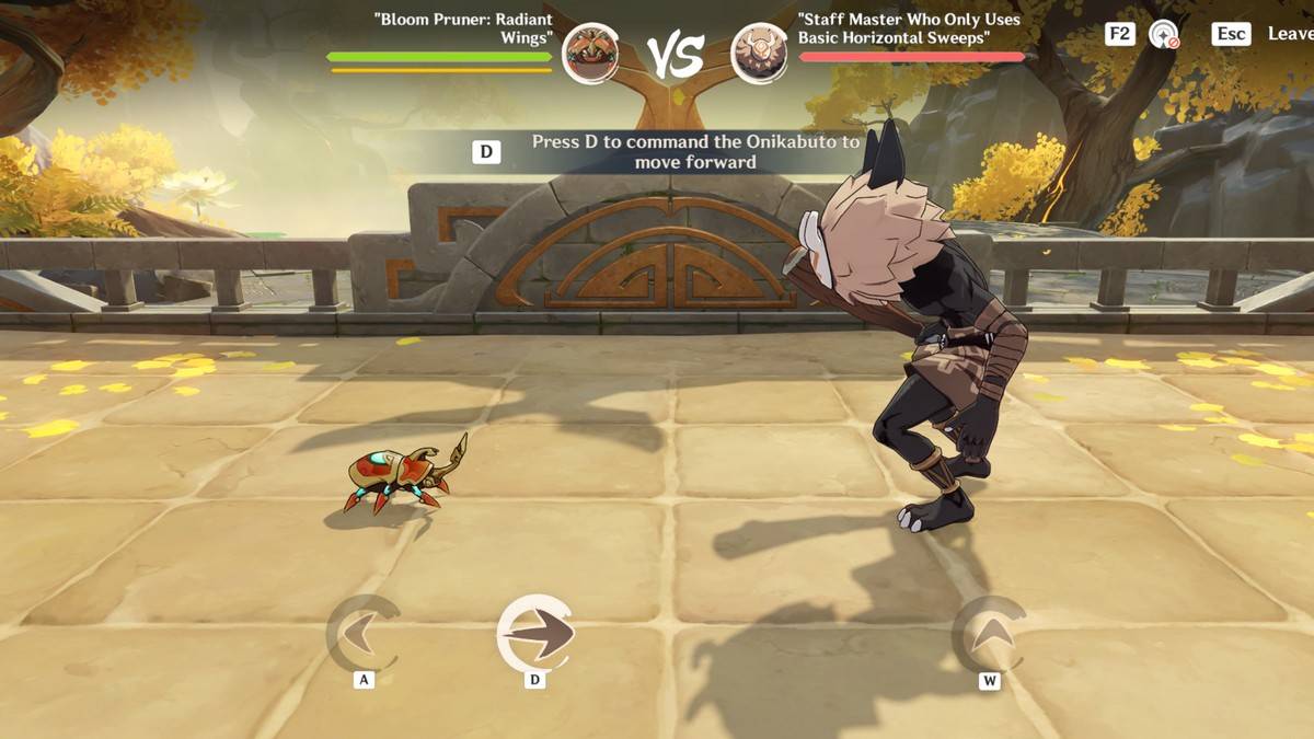 Genshin Impact Beetle Battle Screenshot