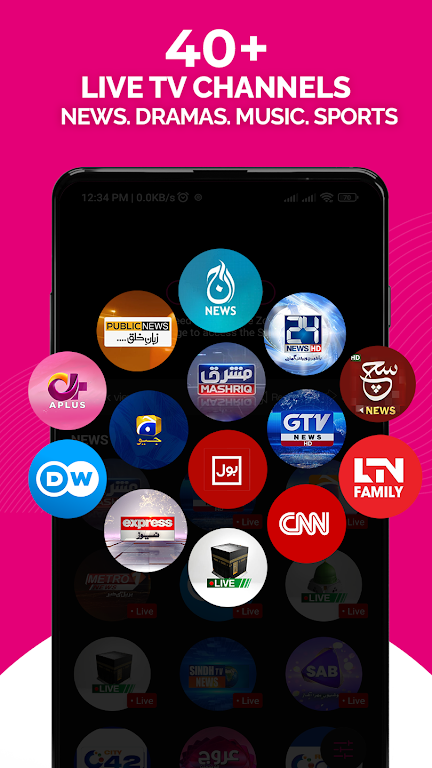 Schermata Zong TV: Live News, News Shows 3