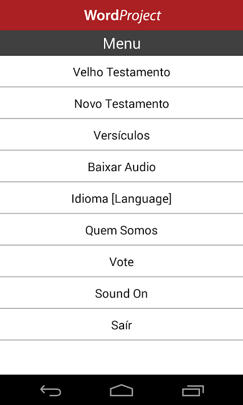 Portuguese Audio Bible 스크린샷 3
