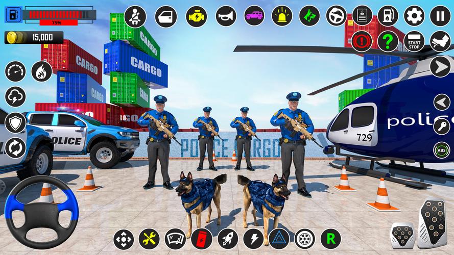 US Police-Car Transport Trucks Screenshot 3
