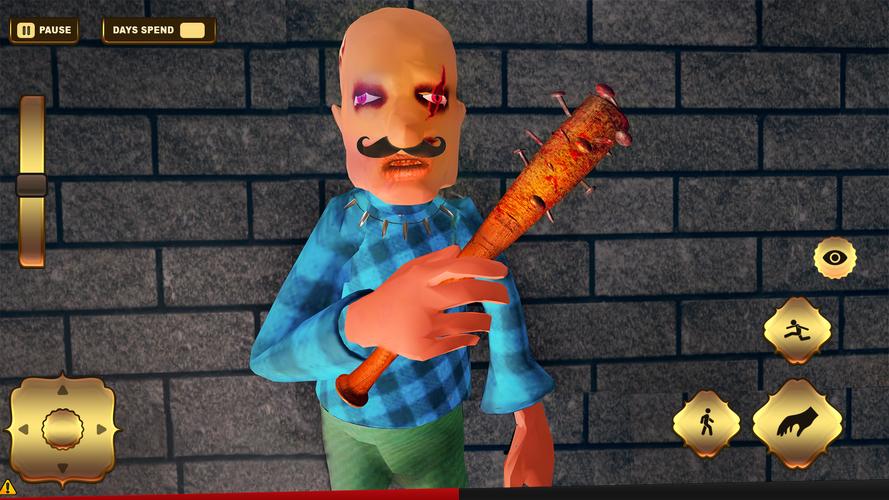 Scary Grandma Grandpa House 3D ဖန်သားပြင်ဓာတ်ပုံ 3