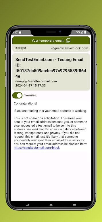 Guerrilla Mail - Temp Mail Ảnh chụp màn hình 4