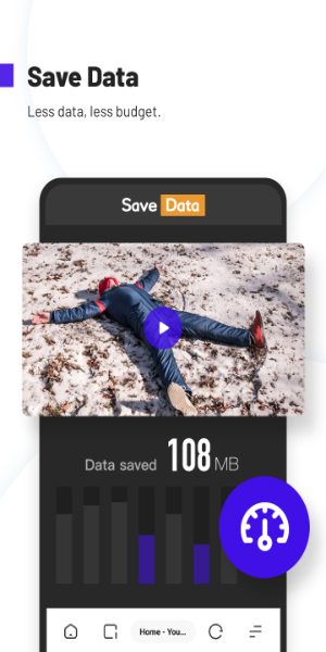 UC Browser Turbo-快速下載，安全，廣告攔截應用截圖第2張