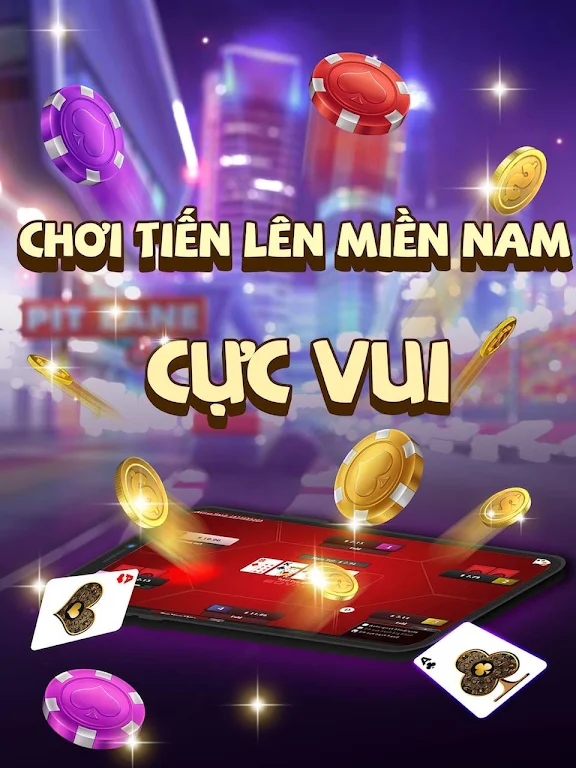 Tiến Lên: Tien len mien nam, tien len - OFFLINE Ảnh chụp màn hình 1