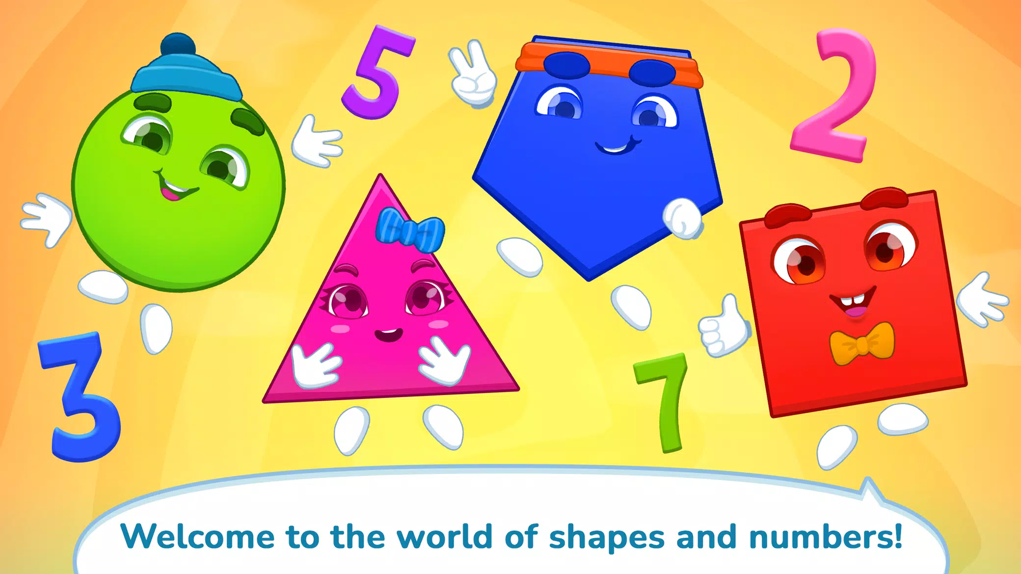 Numbers & Shapes Learning Game Скриншот 1