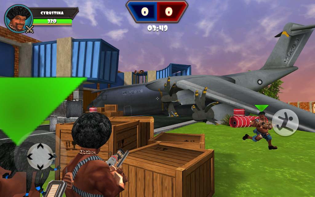 Schermata Airport Clash 3D - Minigun Sho 2