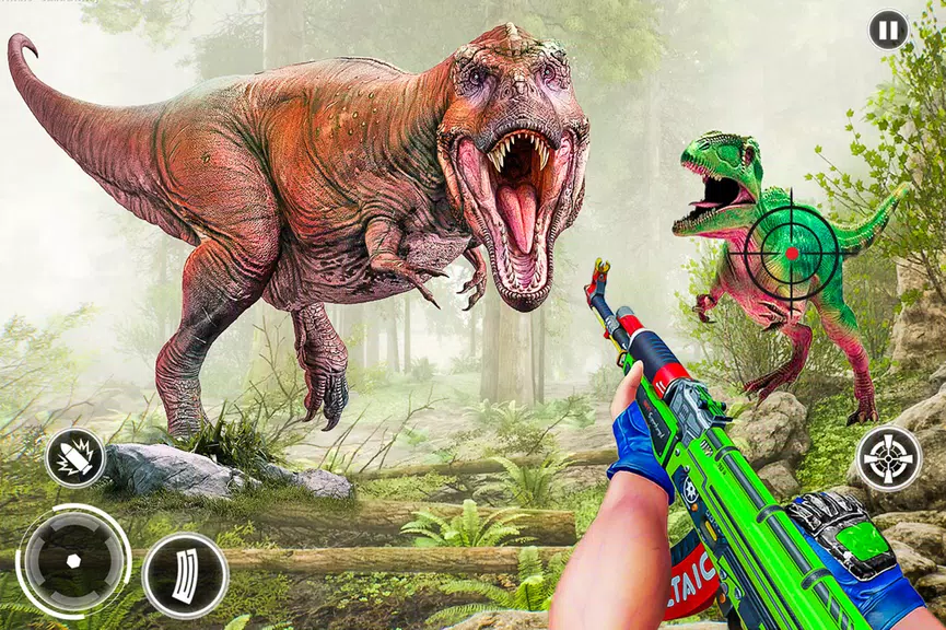 Super Dino Hunting Zoo Games ဖန်သားပြင်ဓာတ်ပုံ 1