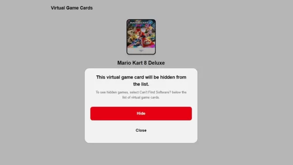 Nintendo Unveils Virtual Game Card System to Conceal Game Cards