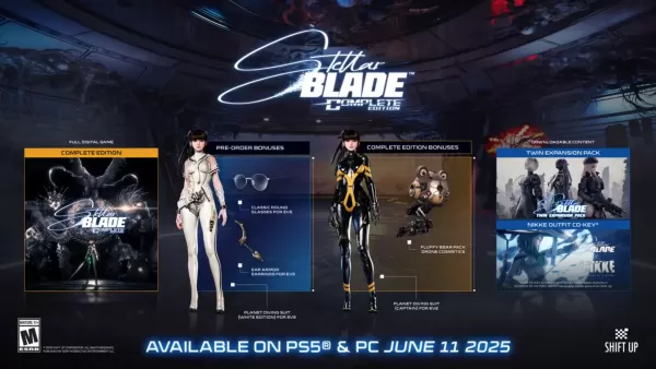 Sony Leaks Stellar Blade PC Release: New Features, Boss Fight, and 25 Outfits Unveiled