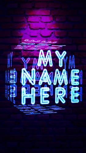 3D My Name Live Wallpaper Schermafbeelding 1