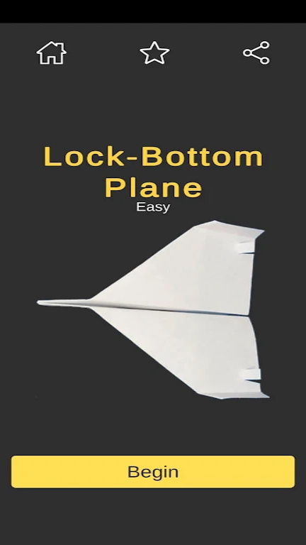 Origami paper airplane Ekran Görüntüsü 1