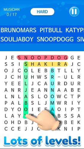 Schermata Word Search - Connect letters 3
