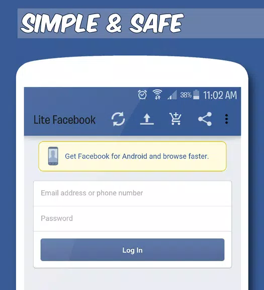 Faster Social Lite Screenshot 1