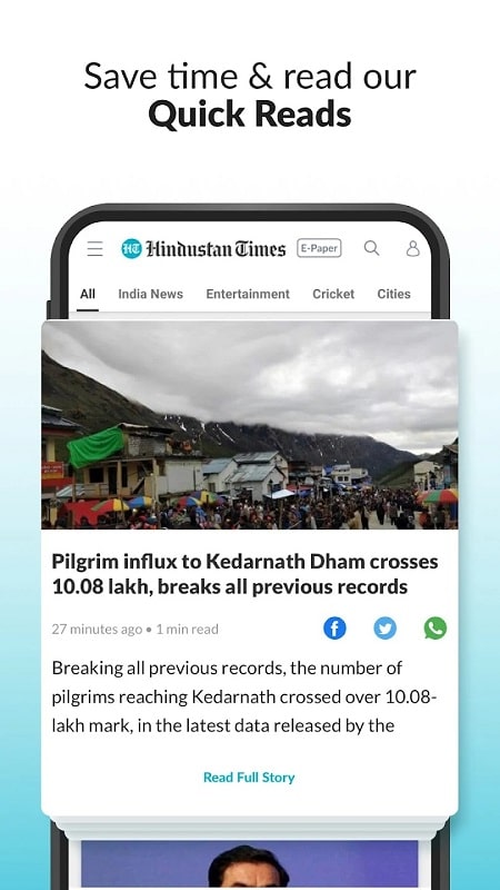 Hindustan Times: Daily News 스크린샷 1