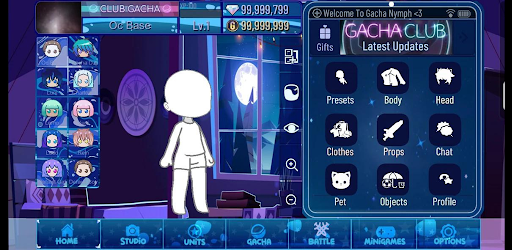 Schermata Gacha Nymph Mod 3
