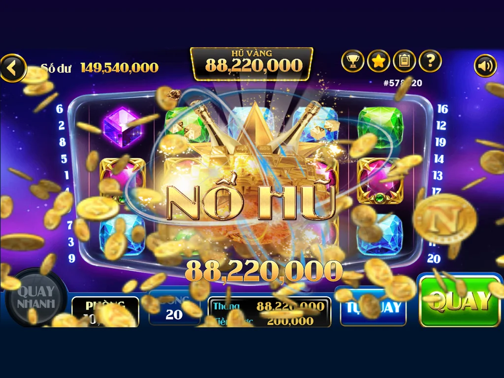 Siêu Hũ Nổ - Gem Nổ Hũ Скриншот 3