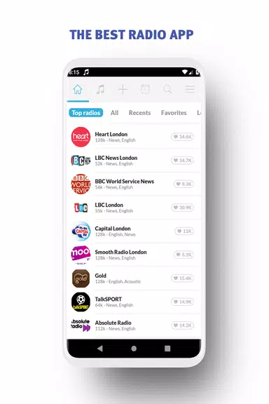 Radio UK - Radio FM Online應用截圖第1張