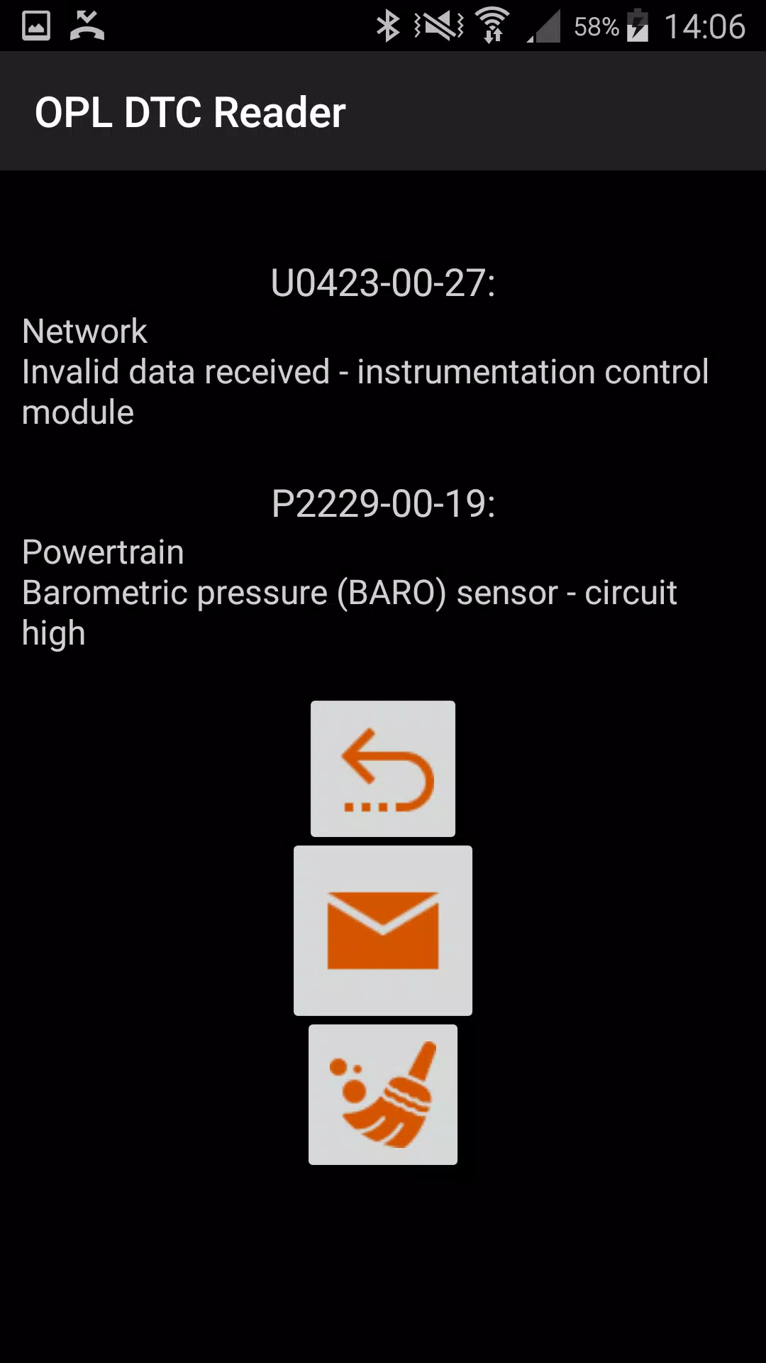 OPL DTC Reader Screenshot 4