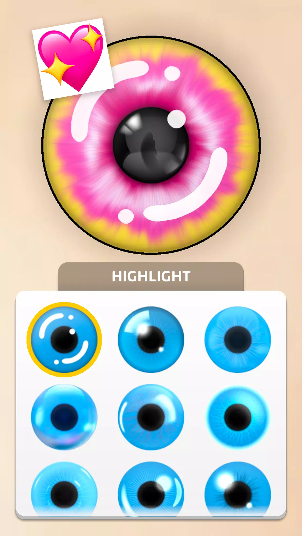 Schermata Eye Color Mix 4