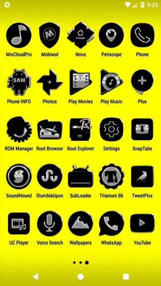 Black Icon Pack ภาพหน้าจอ 3