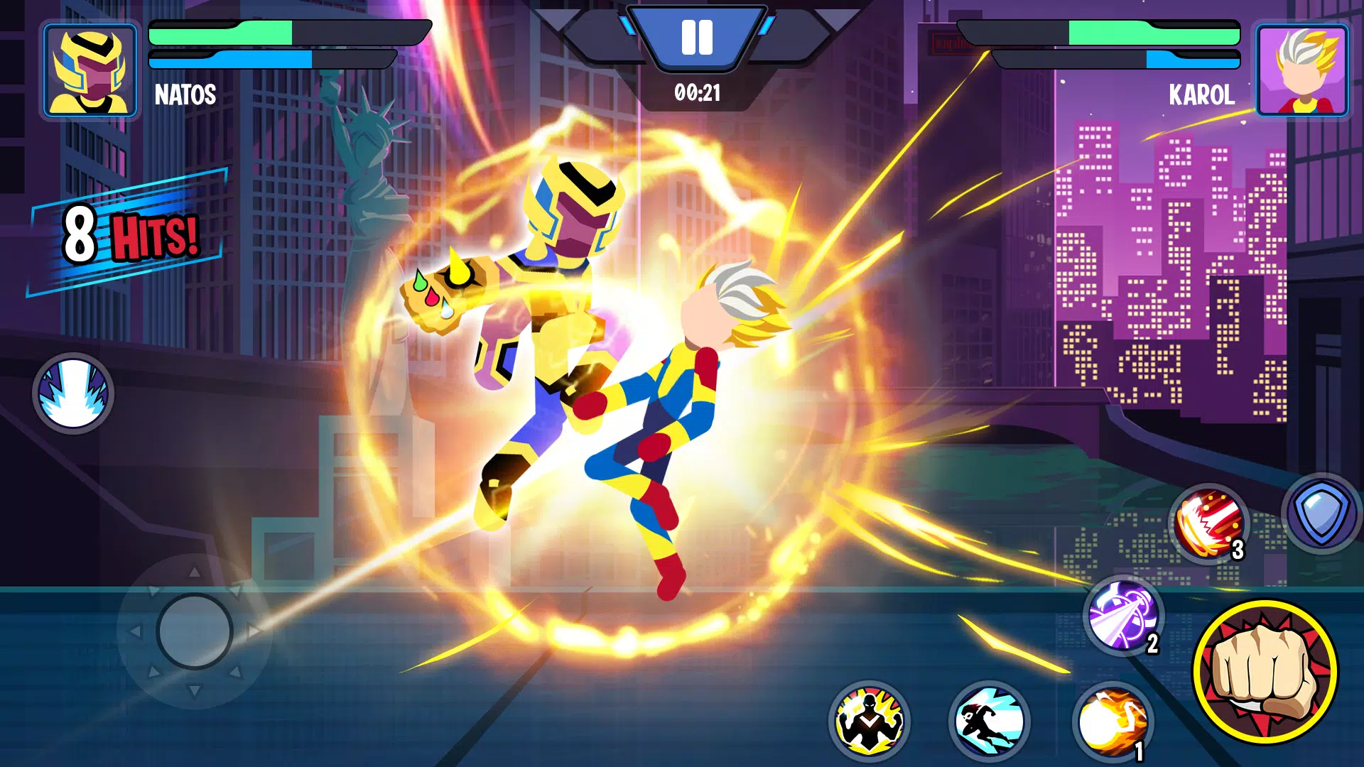 Stickman Heroes Скриншот 2