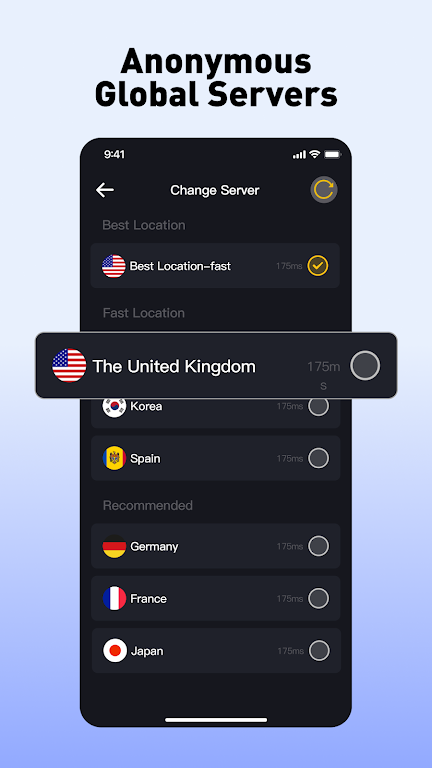 CAT Speed VPN:Fast Easy Secure Ảnh chụp màn hình 3