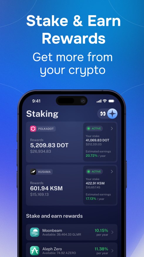 Nova Polkadot Wallet應用截圖第2張