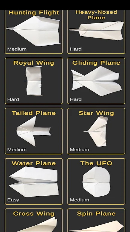Origami paper airplane Ekran Görüntüsü 3