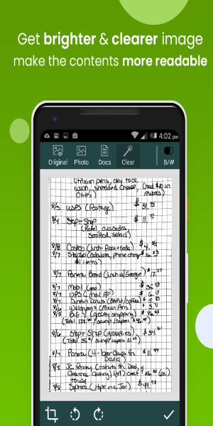 Clear Scan - PDF Scanner App 스크린샷 1